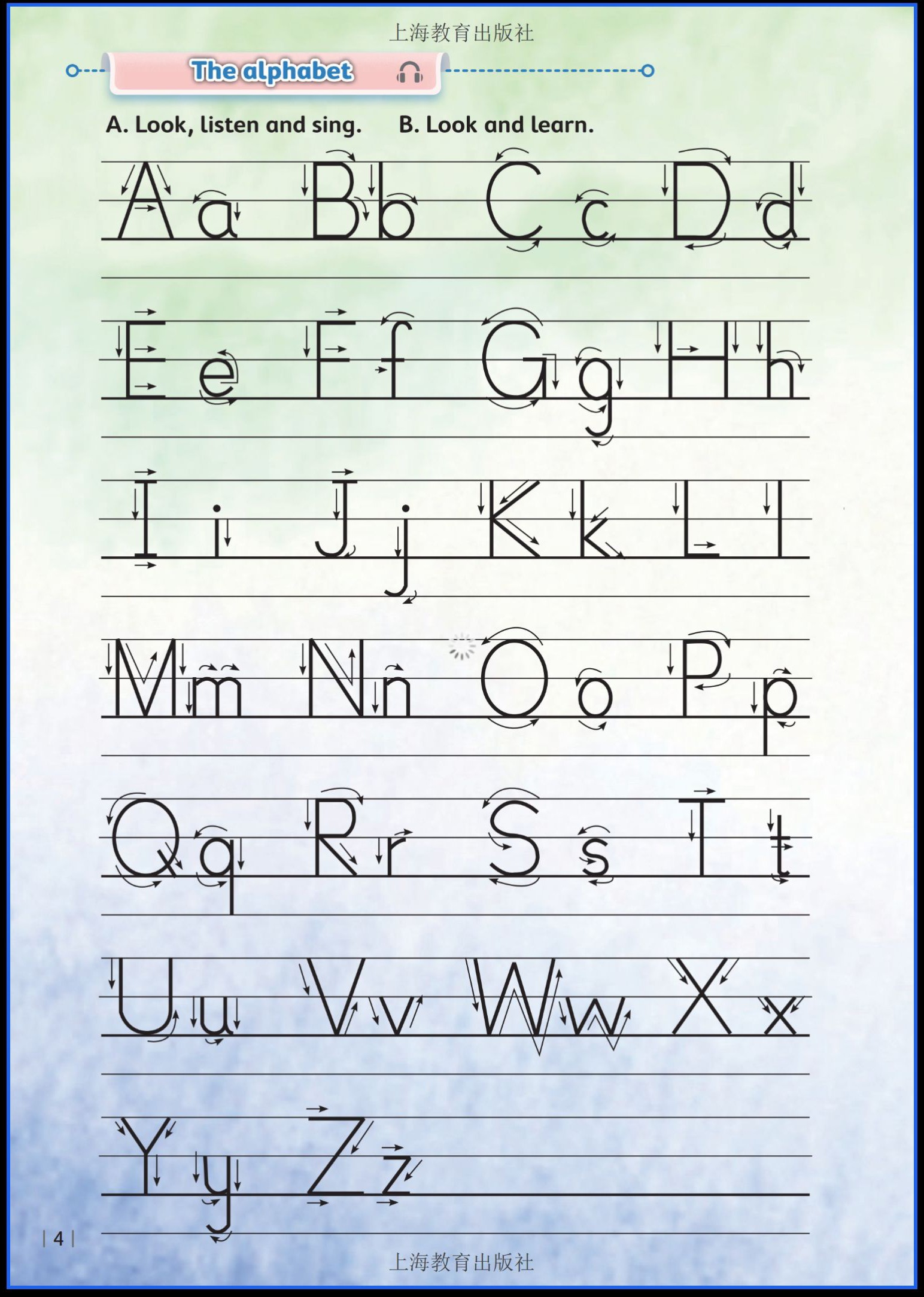 The alphabet